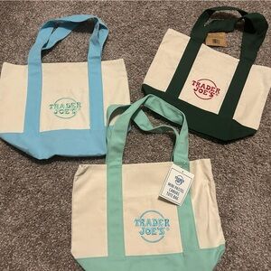 3 for $20 - Trader Joe’s mini tote bags